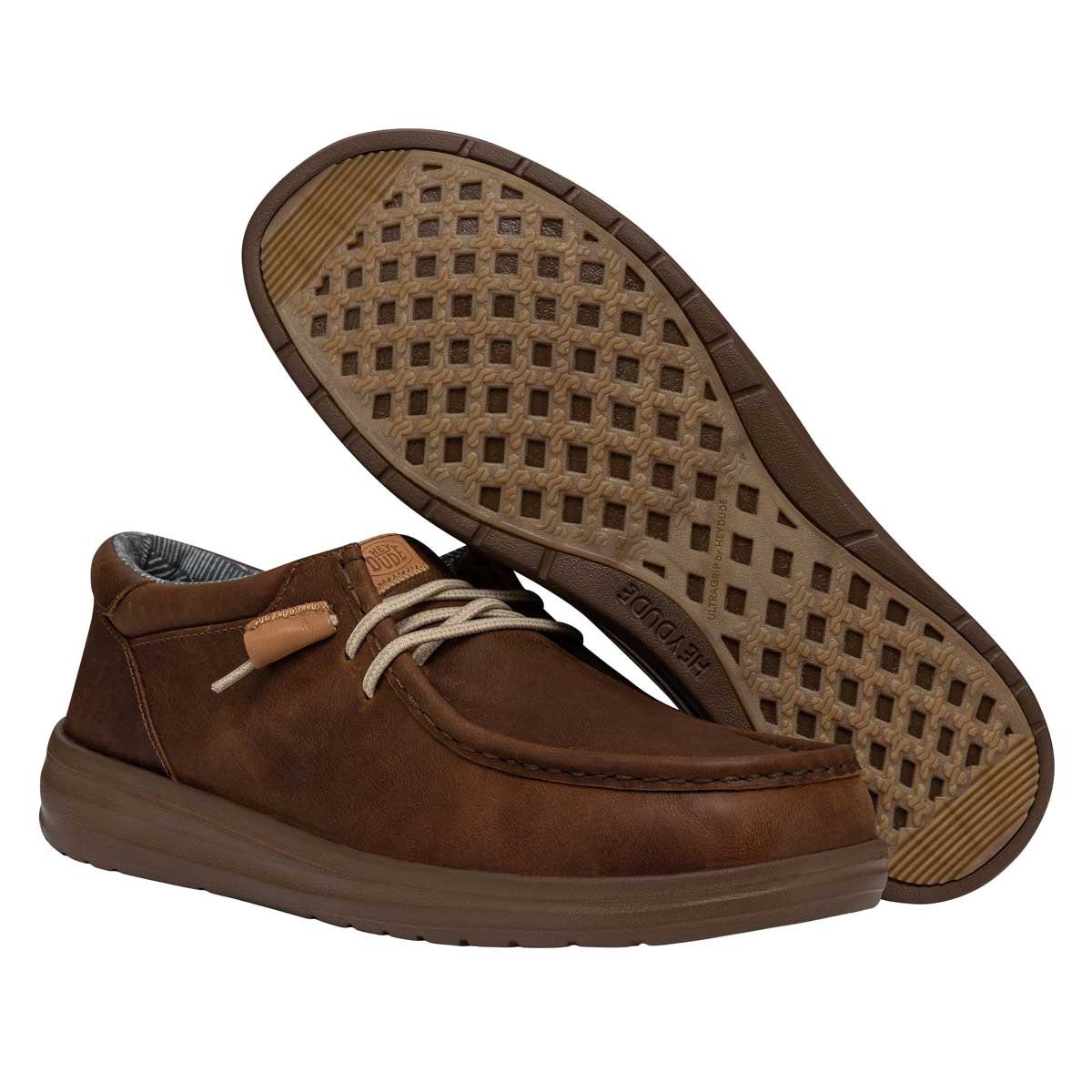 Wally Grip Craft Leather Hommes - Brown