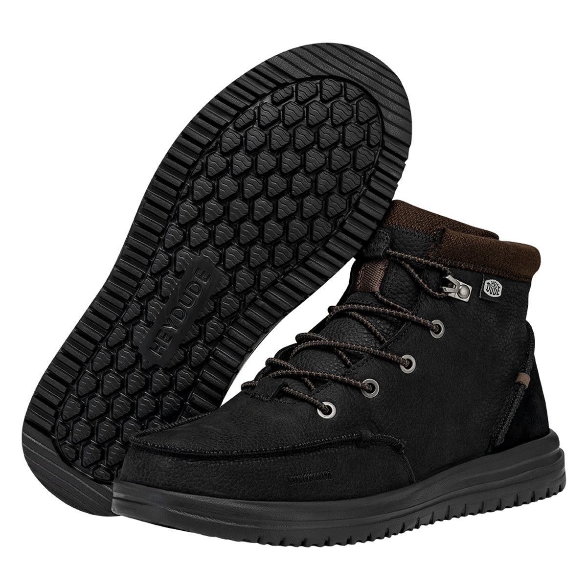 Bradley Boot Leather Men - Black