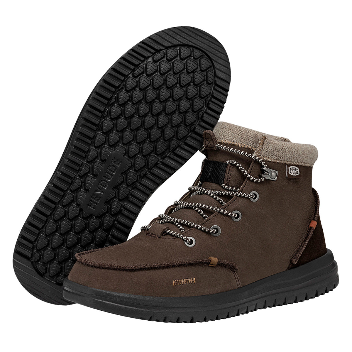 Bradley Boot Leather Hommes - Brown