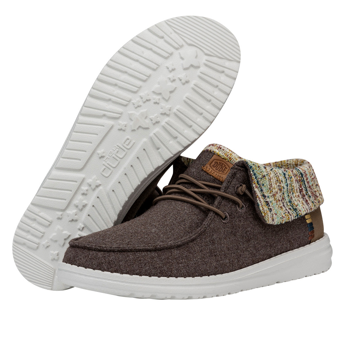 Wendy Fold Wooly Twill Donna - Brown