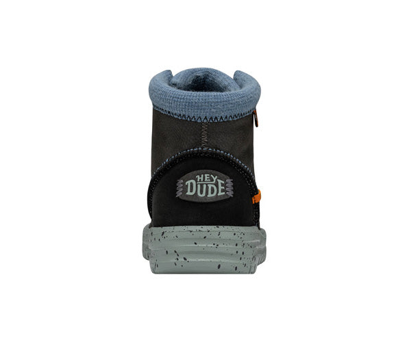 Bradley Boot Leather Kinder - Black