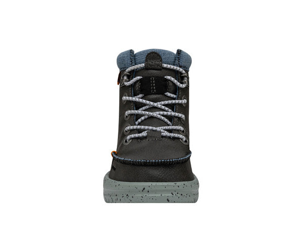 Bradley Boot Leather Enfants - Black