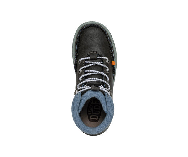 Bradley Boot Leather Enfants - Black