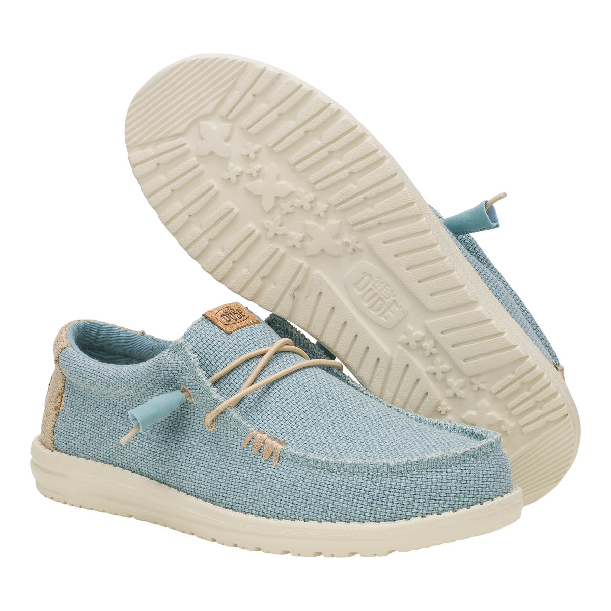 Wally Braided Herren - Aqua/Tan