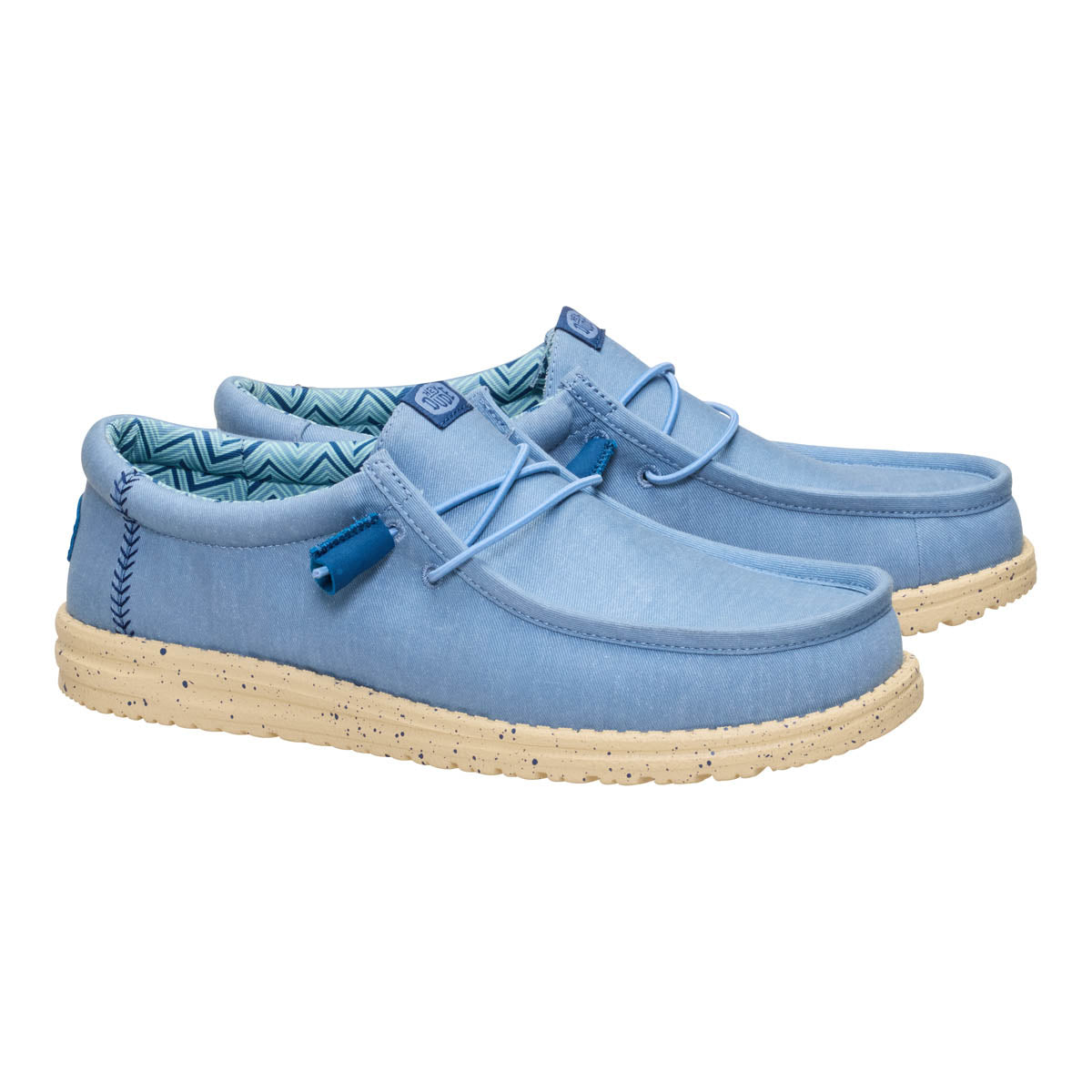 Wally Stretch Canvas Herren - Fade Denim/Boulder Tan