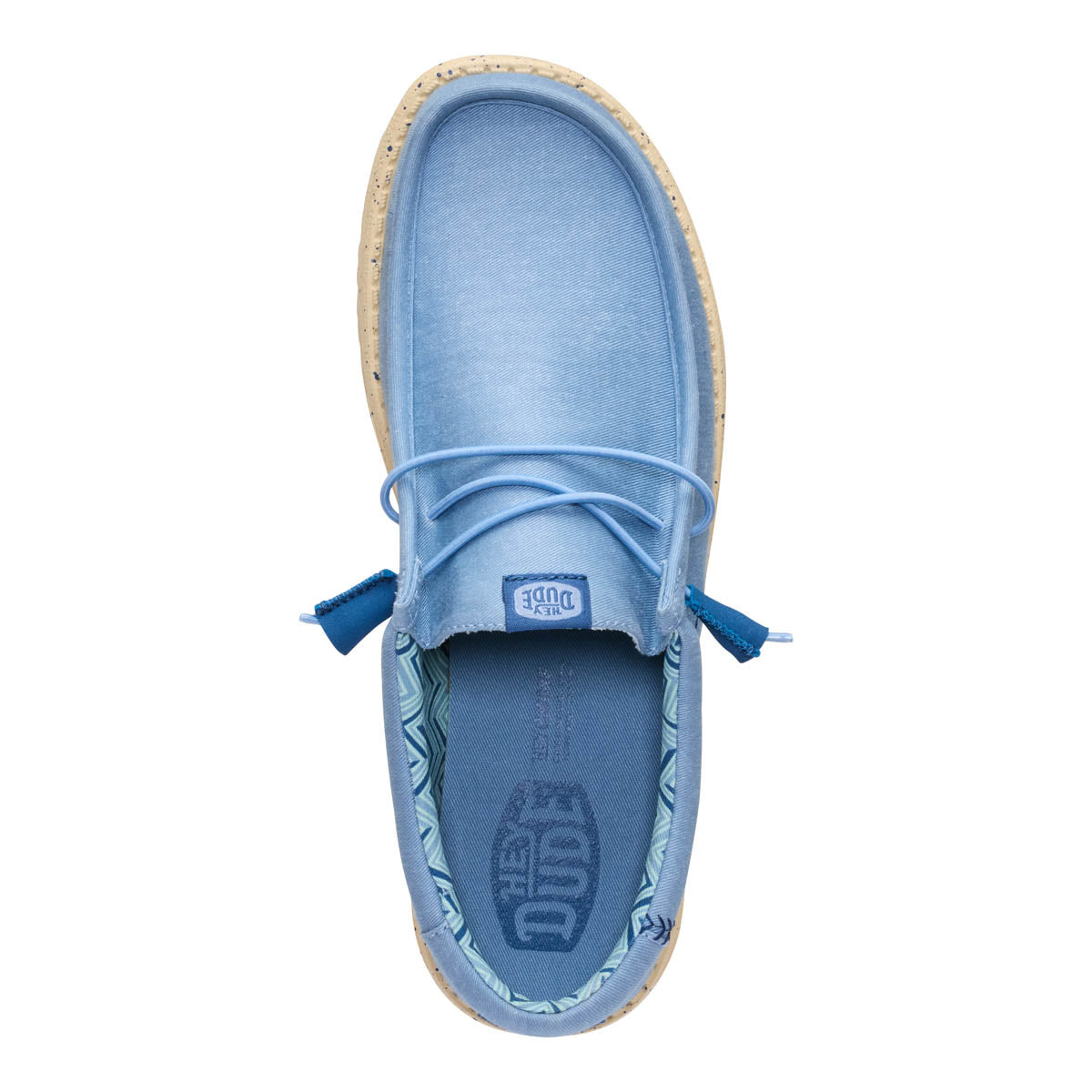 Wally Stretch Canvas Hommes - Fade Denim/Boulder Tan