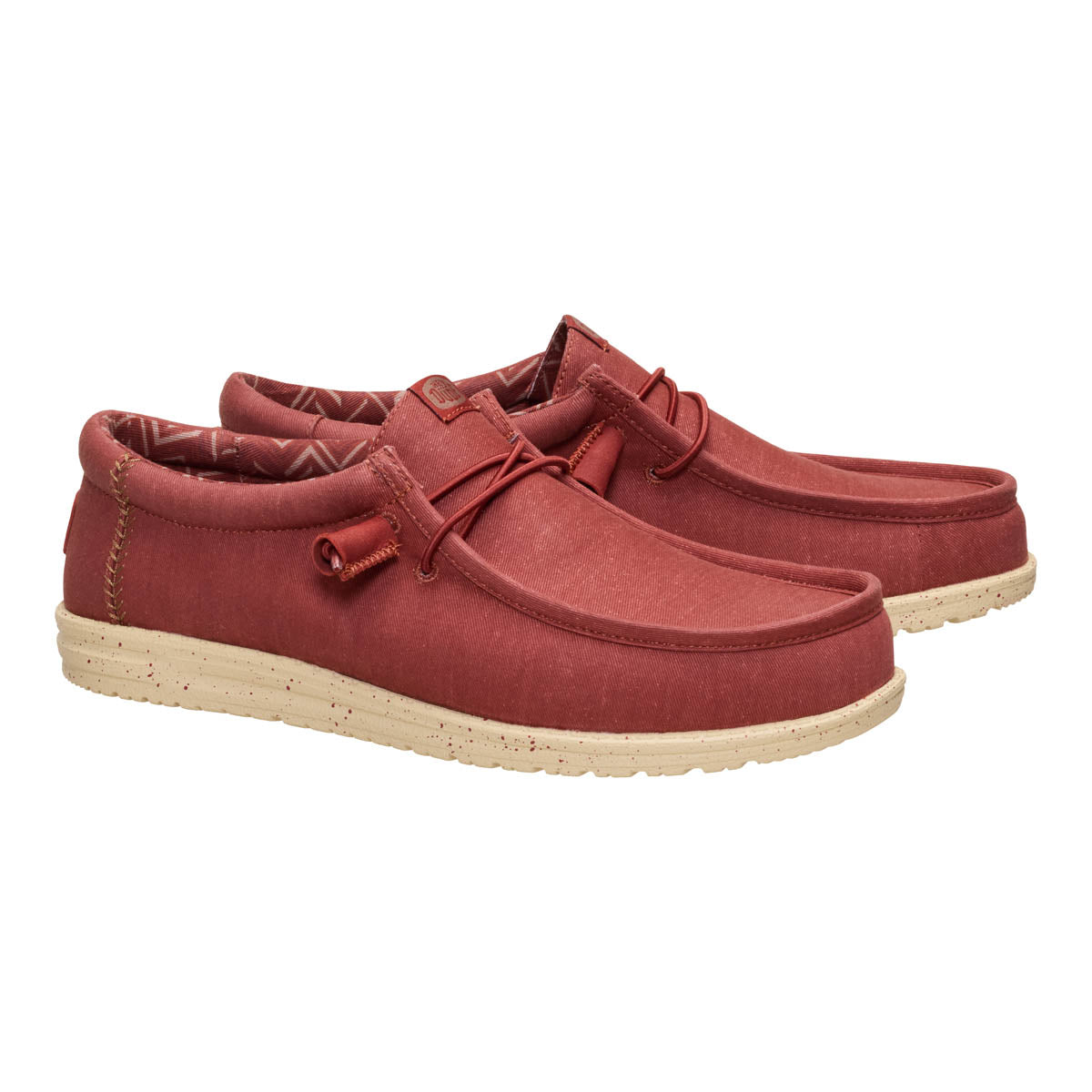Wally Stretch Canvas Herren - Burnt Red/Boulder Tan