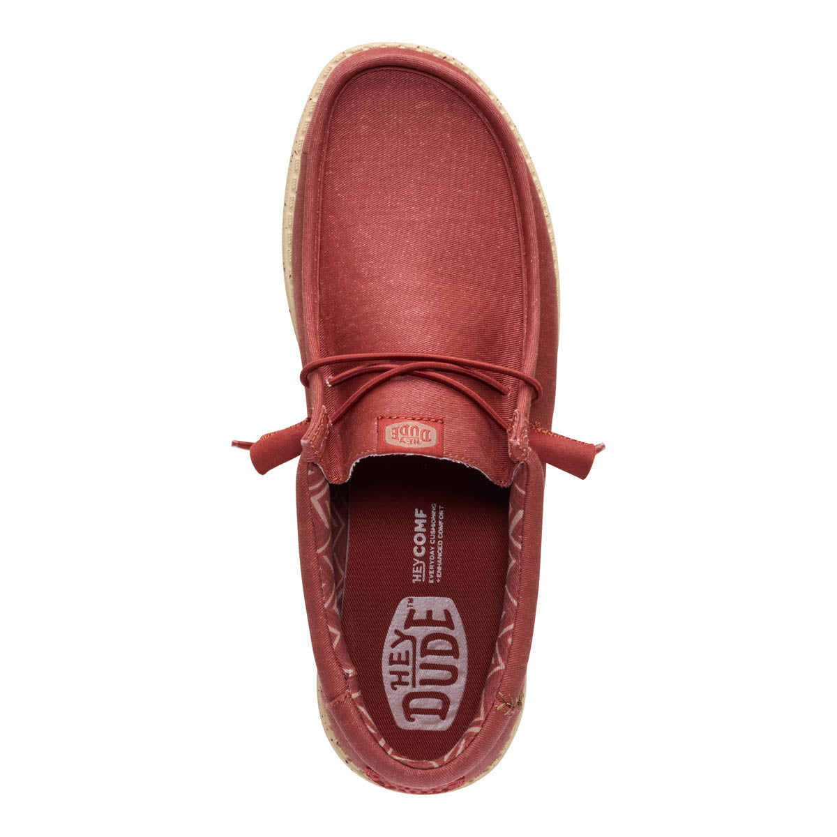 Wally Stretch Canvas Hommes - Burnt Red/Boulder Tan
