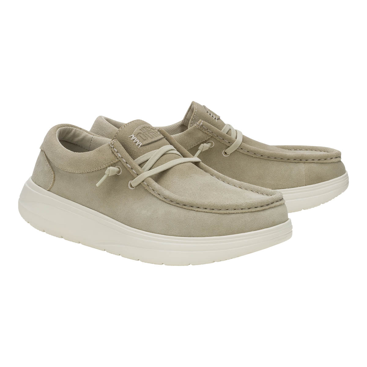 Wally COMF Suede Hommes - Stone Grey/Silver Birch