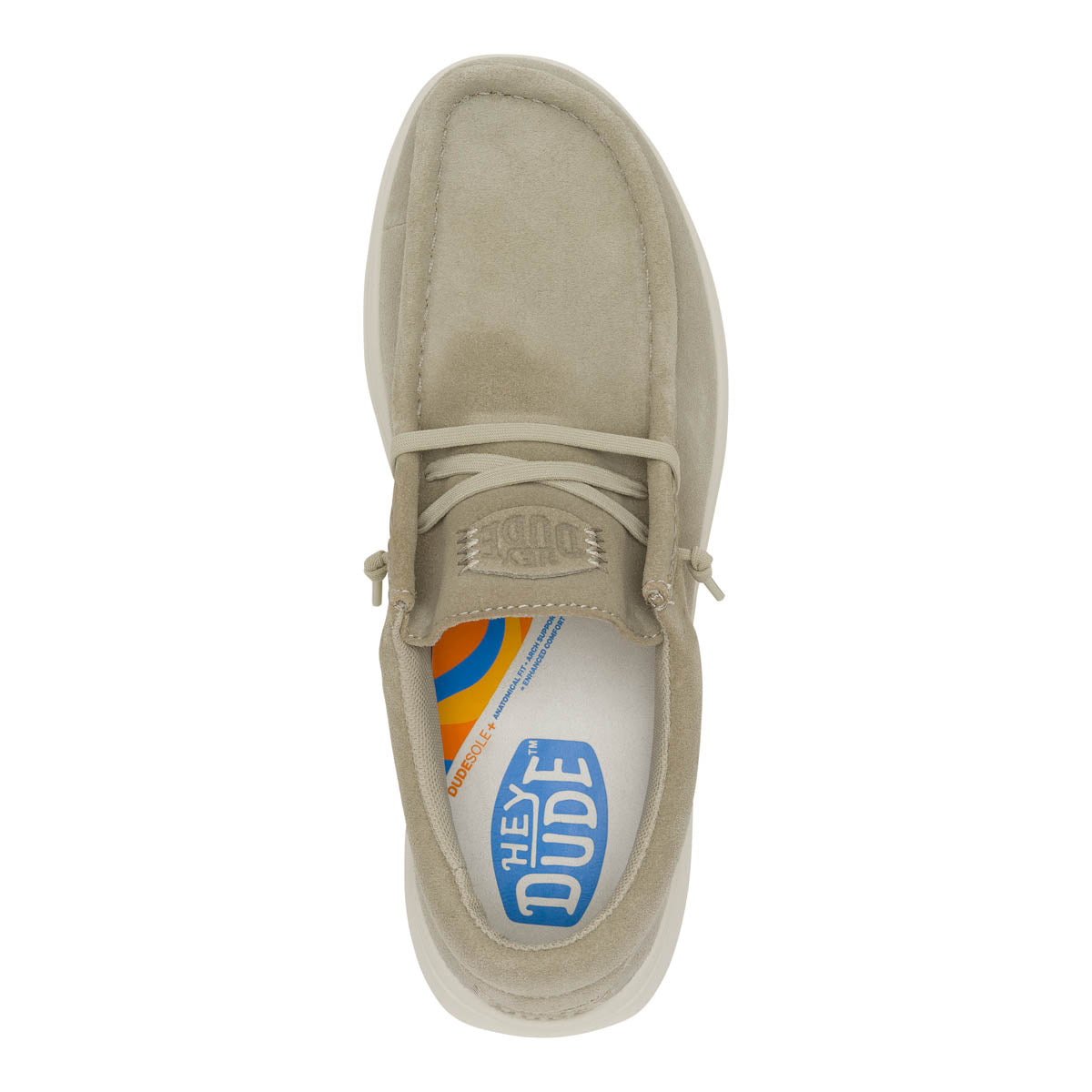 Wally COMF Suede Hommes - Stone Grey/Silver Birch