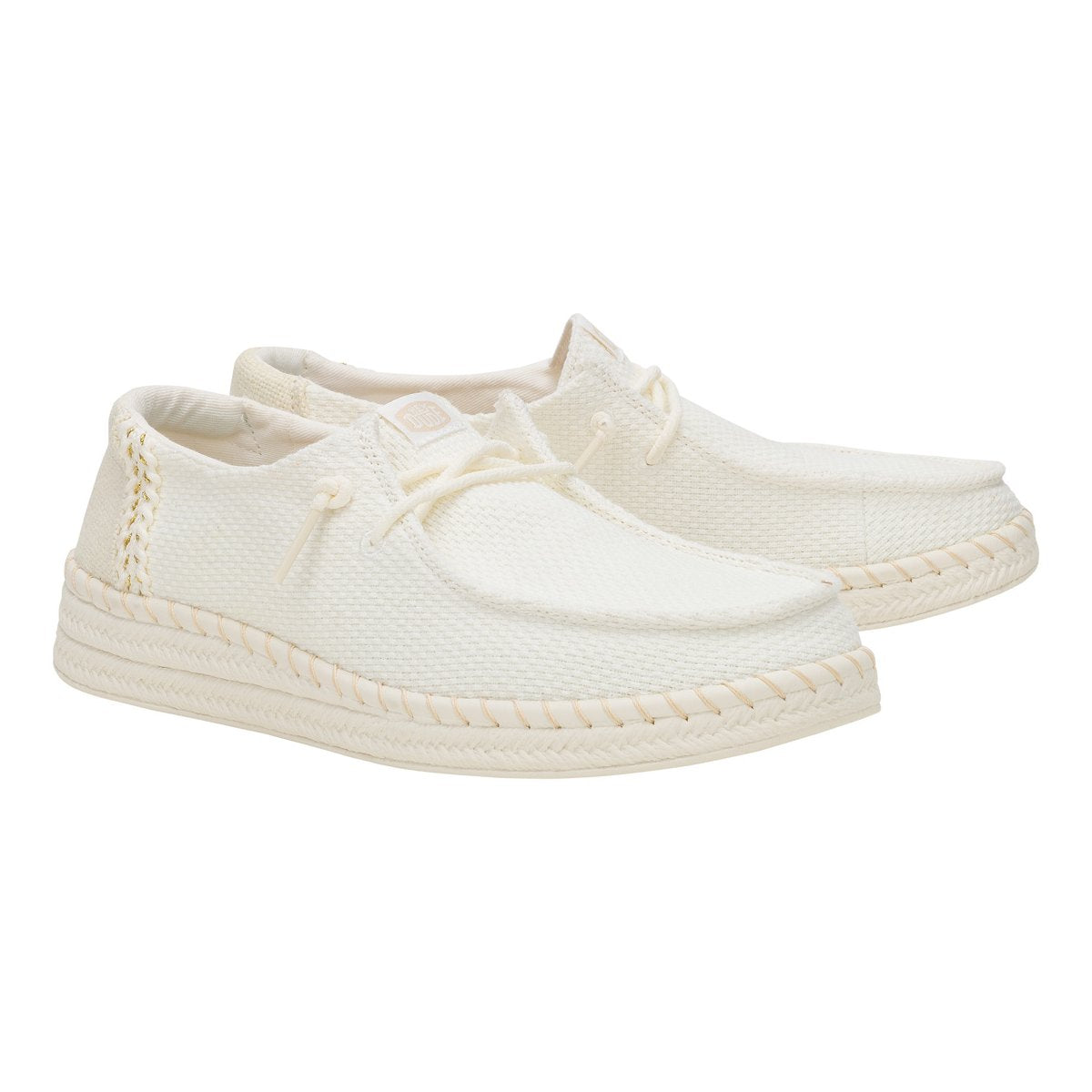 Wendy Espadrille Woven Damen - White