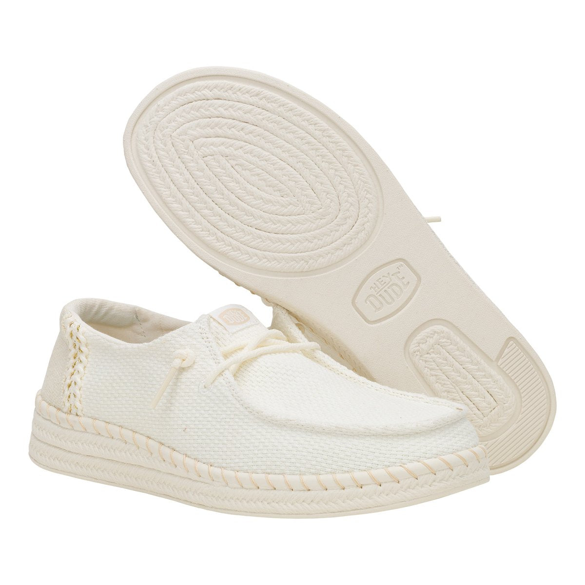 Wendy Espadrille Woven Damen - White