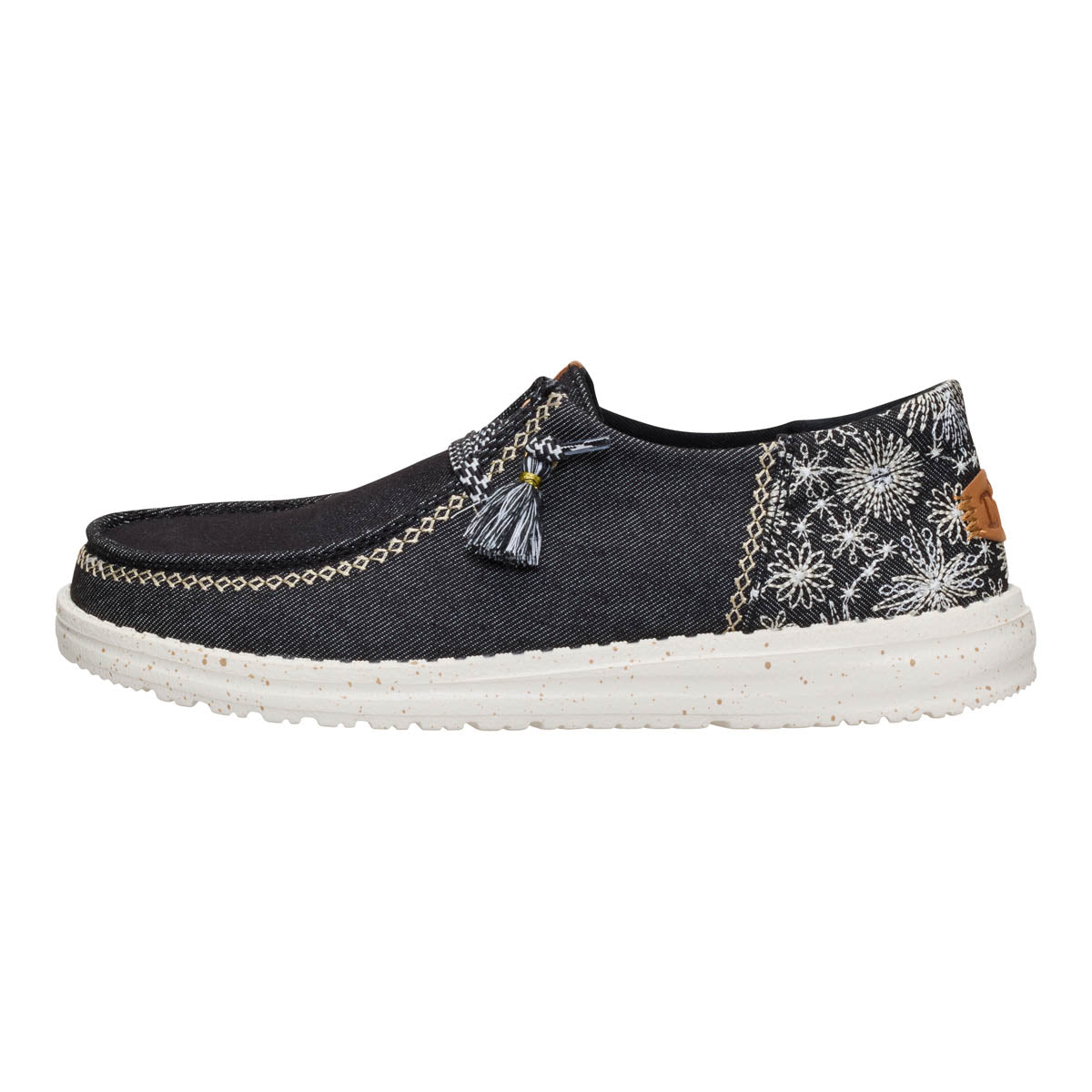 Wendy Funk Embroidered Floral Damen - Black
