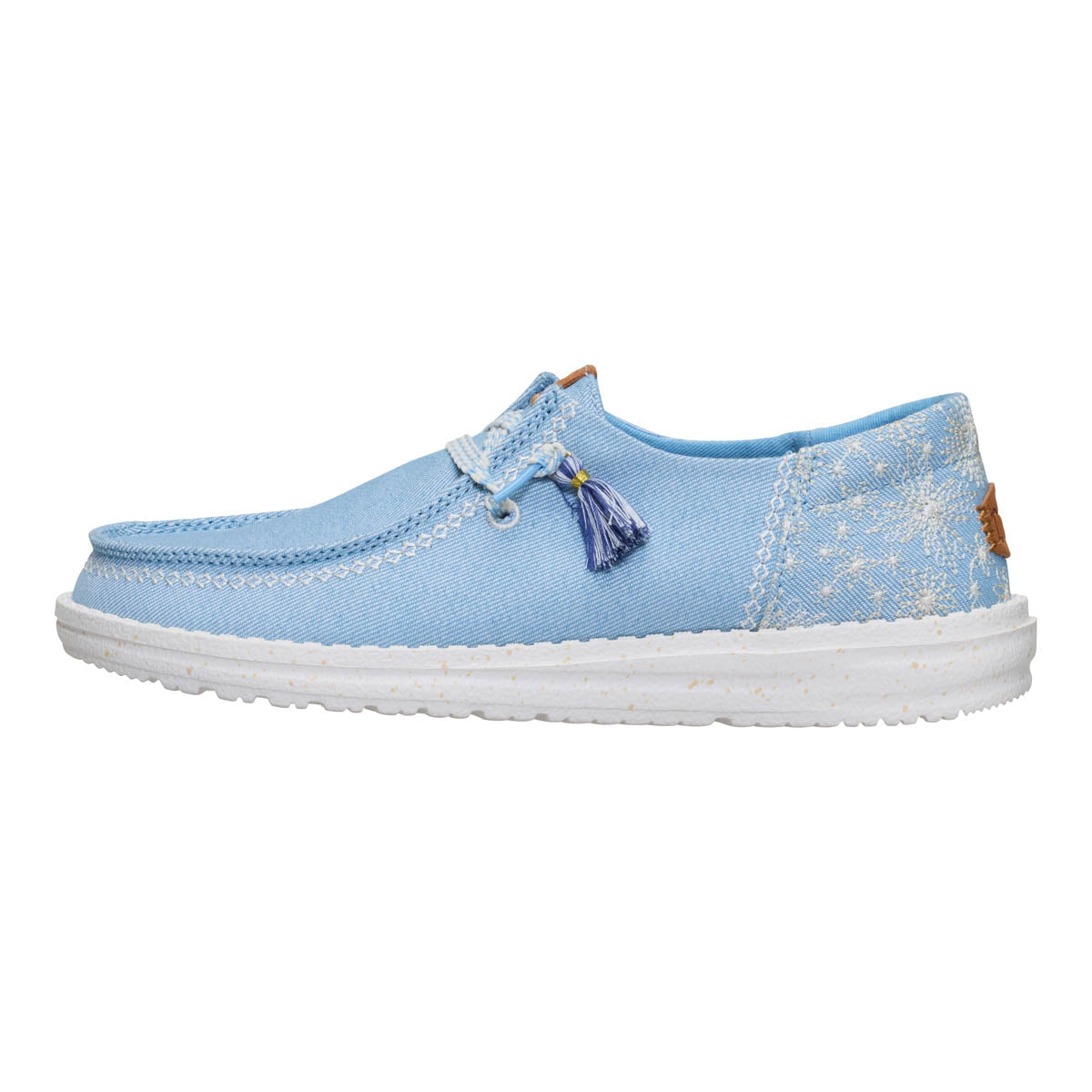 Wendy Funk Embroidered Floral Damen - Blue