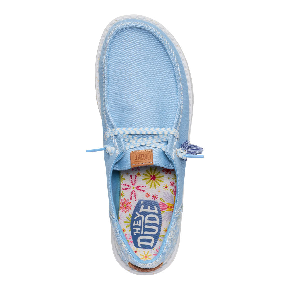 Wendy Funk Embroidered Floral Damen - Blue