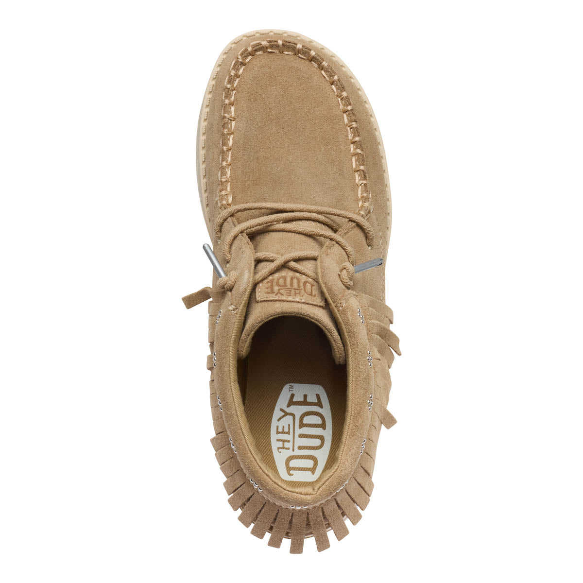 Wendy Mid Fringe Cowgirl Suede Damen - Tan