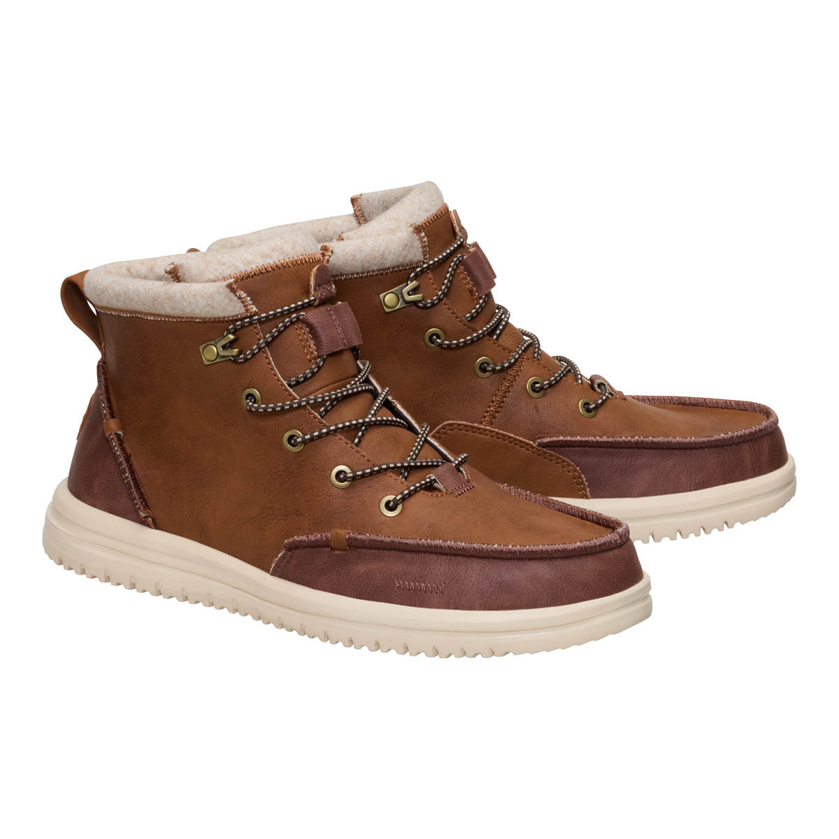 Bradley Classic con rivestimento in legno da uomo - Cognac/Multi
