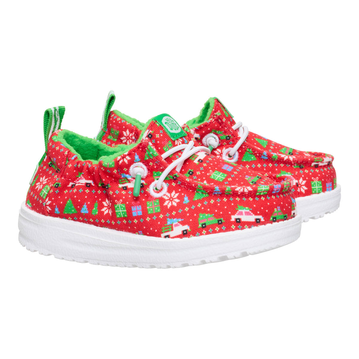 Sweat de vacances LILDUDE Enfants - Red/Green