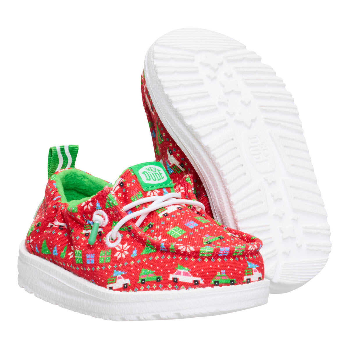 LILDUDE Holiday Sweater Kinder - Red/Green