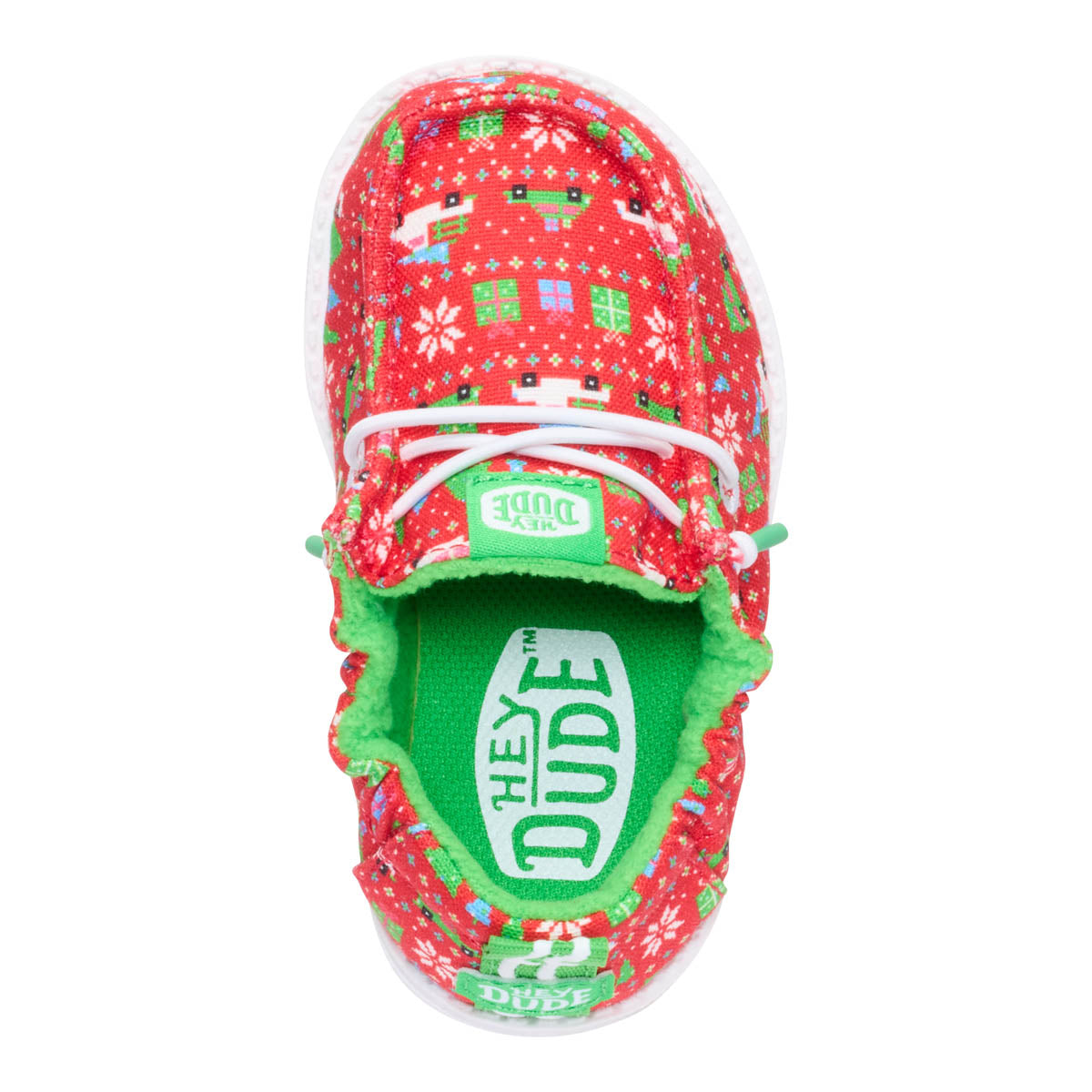 Sweat de vacances LILDUDE Enfants - Red/Green