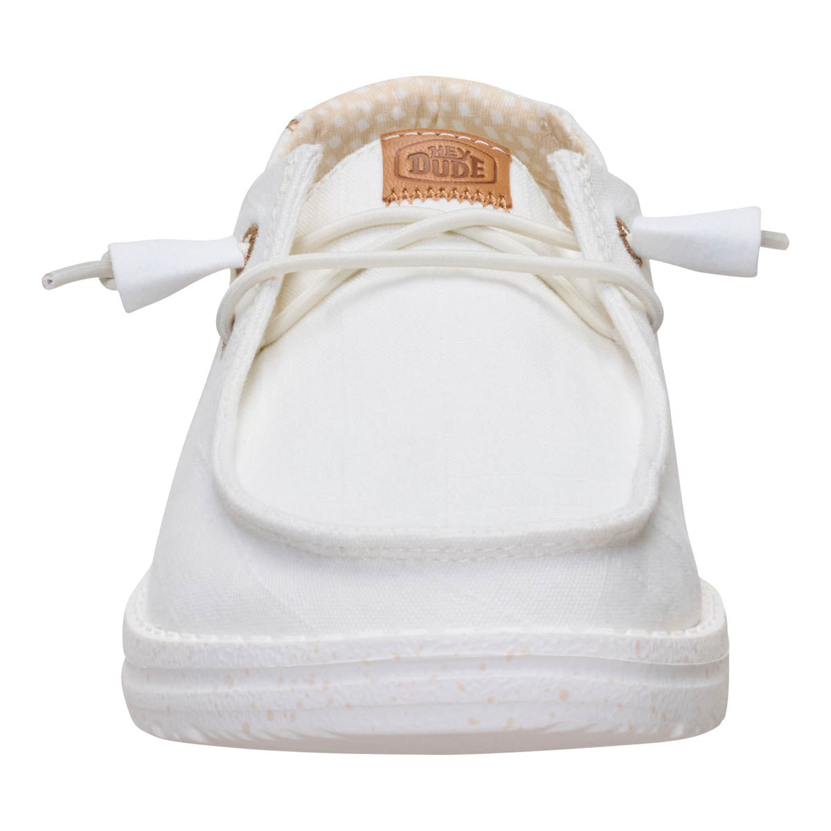 Wendy Chambray Grid Damen - Blanc neige