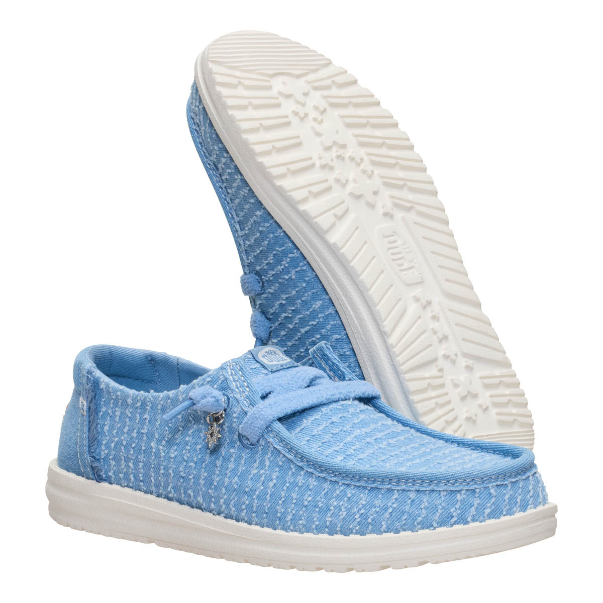 Wendy Frayed Canvas Damen - denim délavé