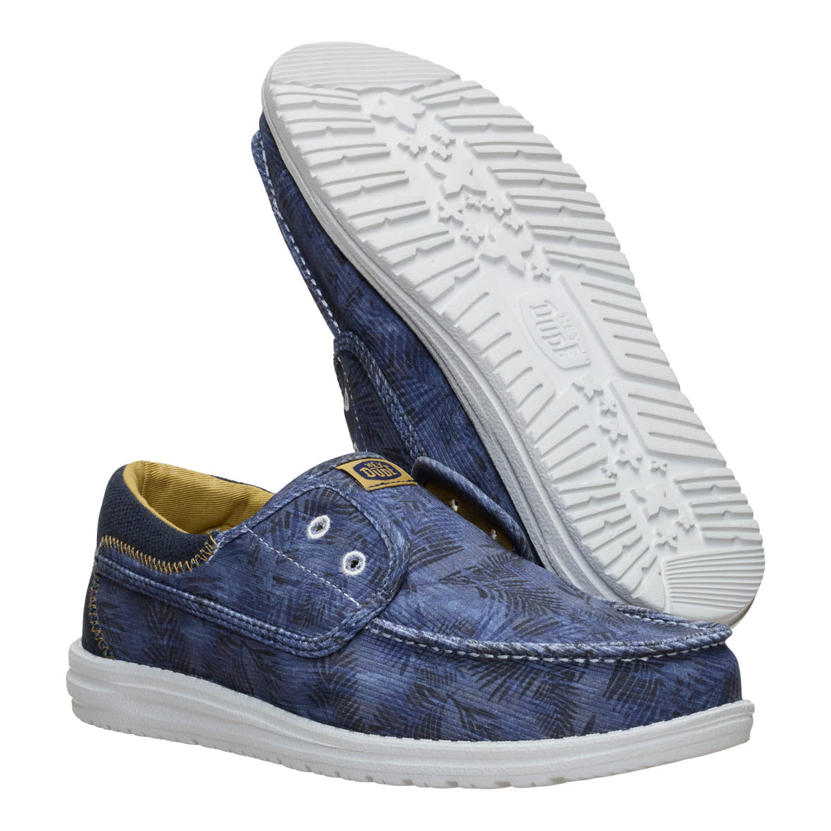 Wally Cru Washed Palm Herren - Navy Blazer/Multi