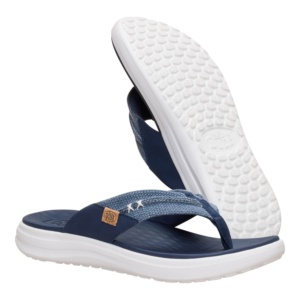 Finn Flip Braided Hommes - Navy
