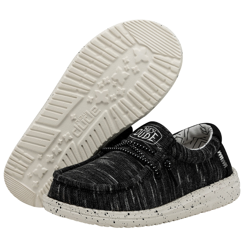 Wally Stretch Kinder - Black