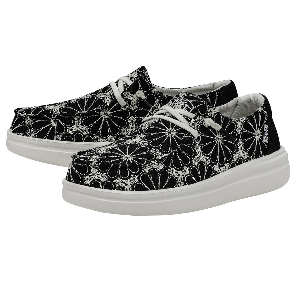 Wendy Rise Eyelet Damen - Black