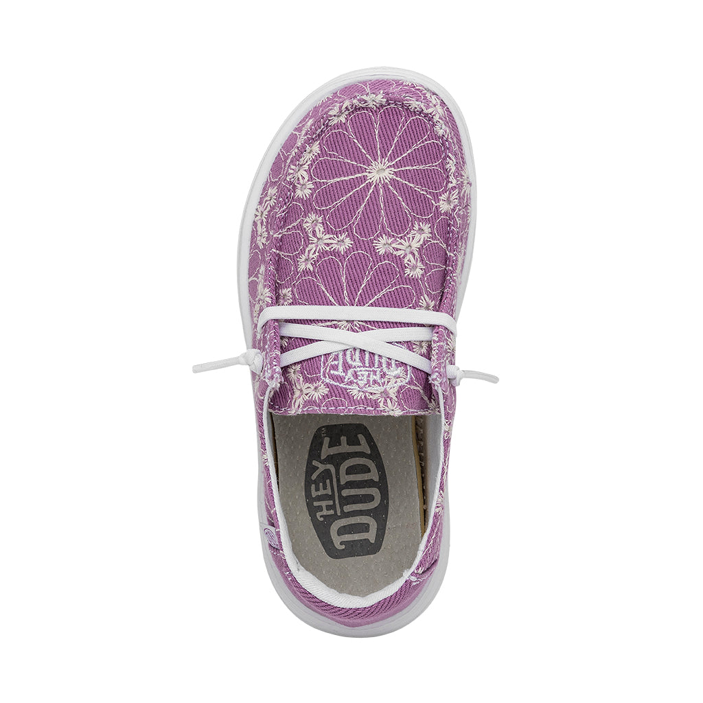 Wendy Rise Eyelet Kinder - Violet