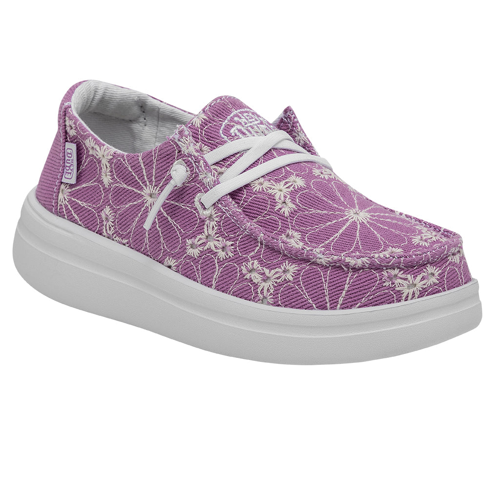 Wendy Rise Eyelet Kinder - Violet